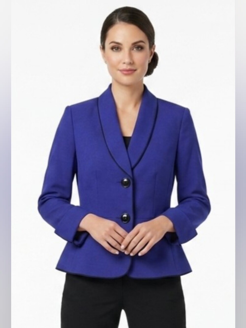NWOT Le Suit Deep Blue Women's Blazer Size 6